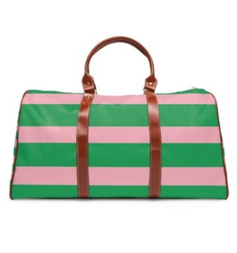 Ivy Weekender - Pink & Green Stripes